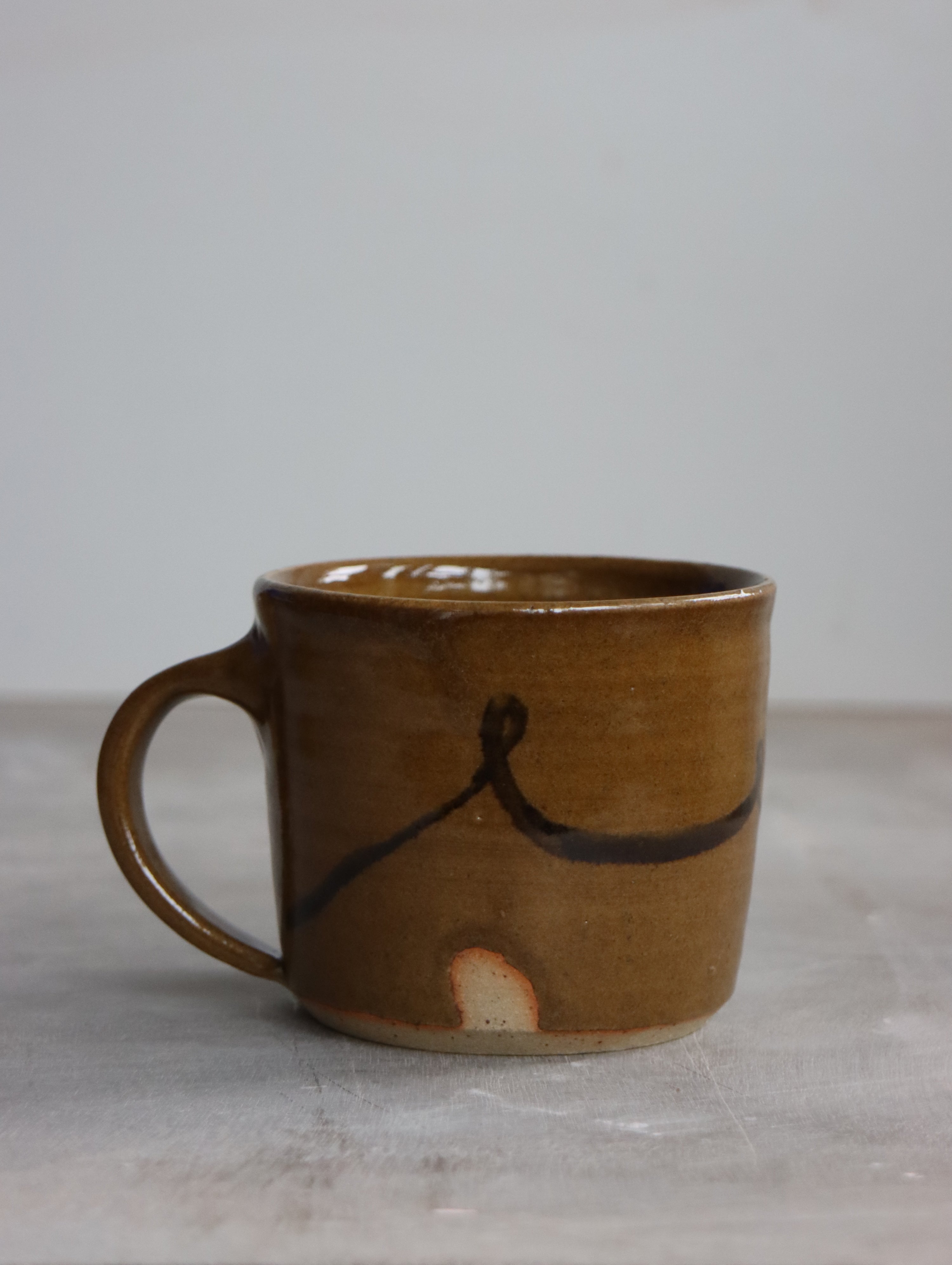 Mug in Umber and Oxide Loop (10oz)
