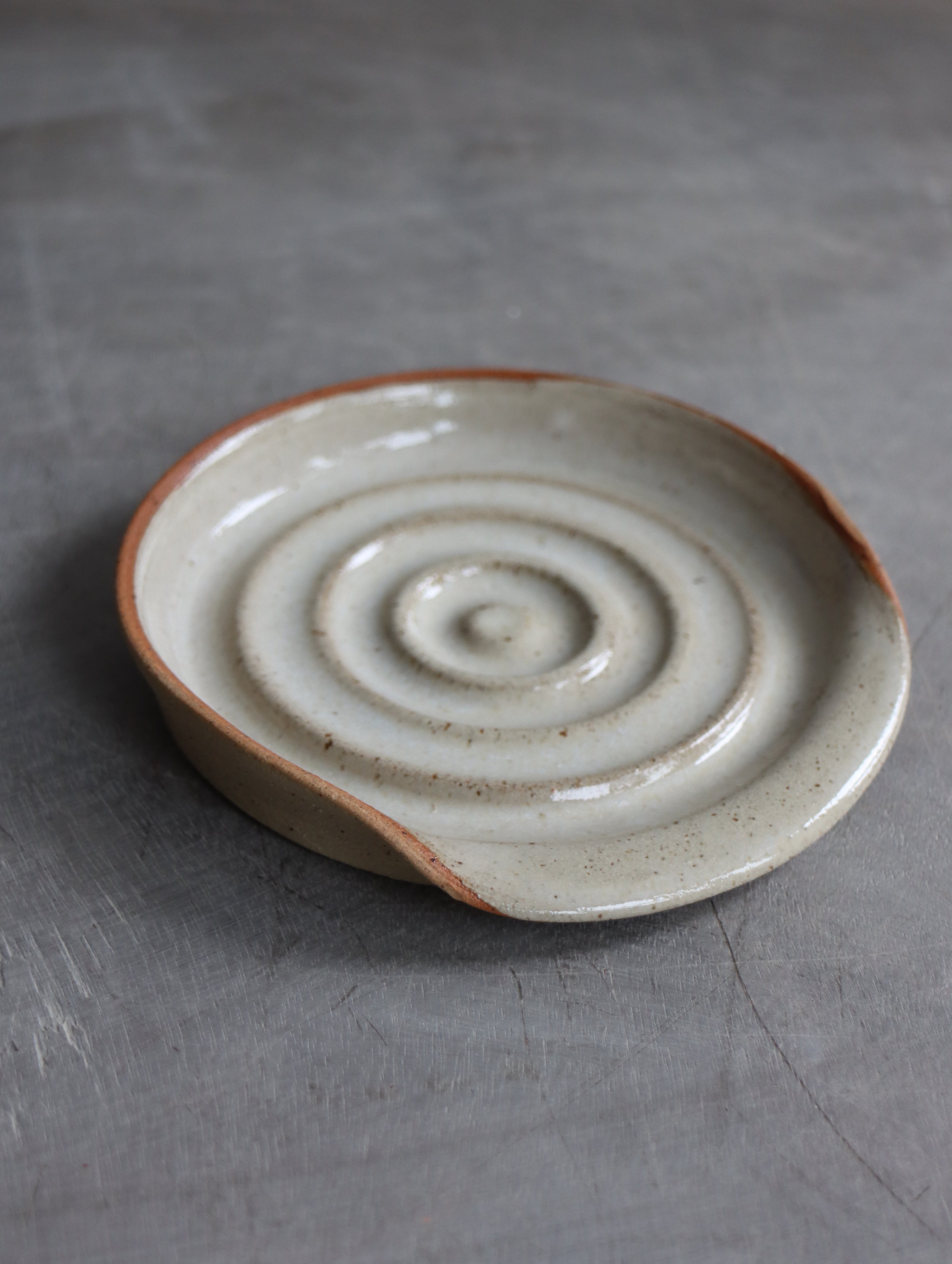 Spoon Rest in Speckle White