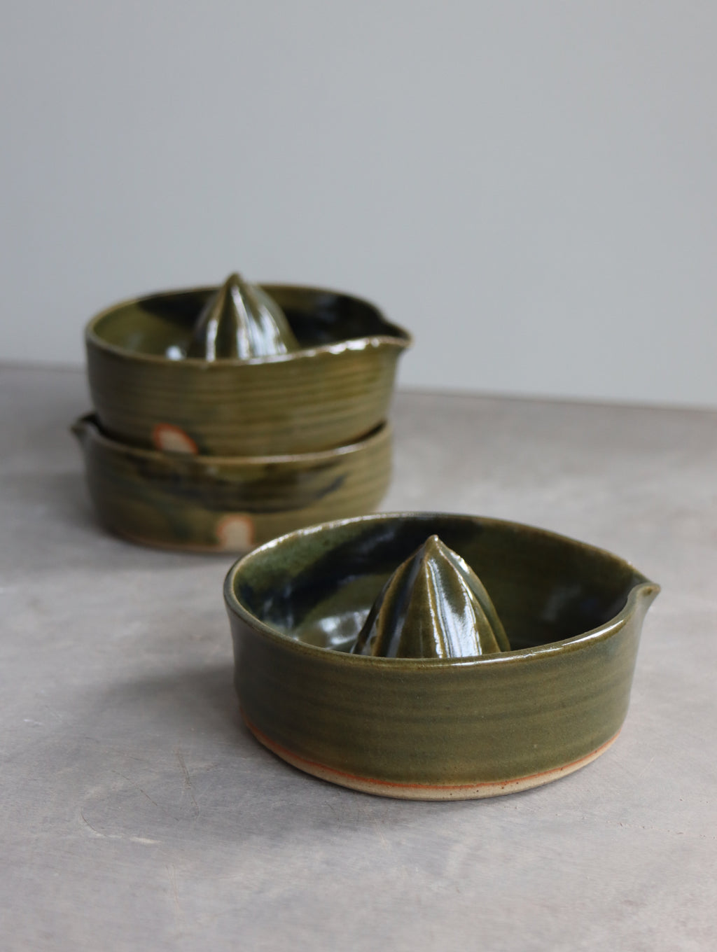 Lemon Squeezer in Moss and Oxide Brushwork