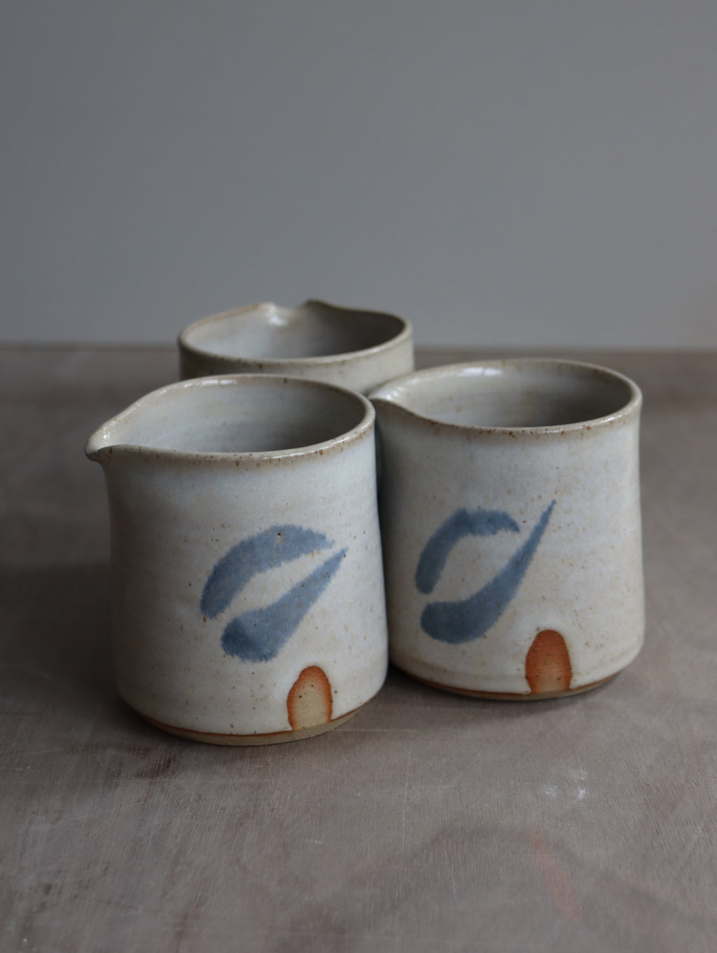 Small Jug in White and Blue Brushwork