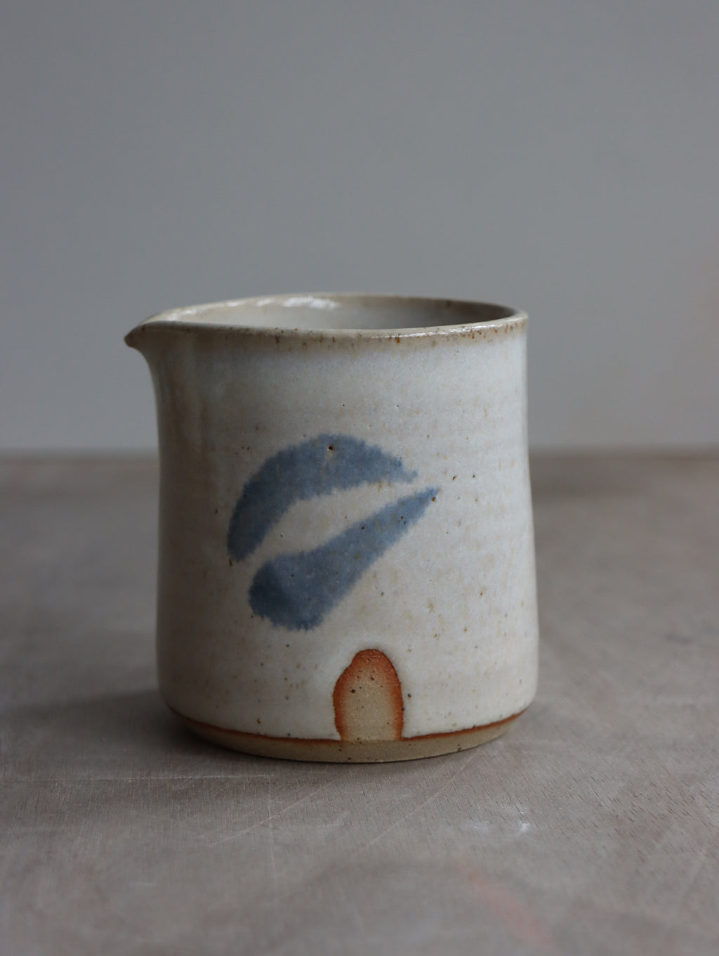 Small Jug in White and Blue Brushwork