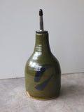 Medium Oil Pourer in Moss and Oxide Brushwork