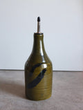 Large Oil Pourer in Moss and Oxide Brushwork