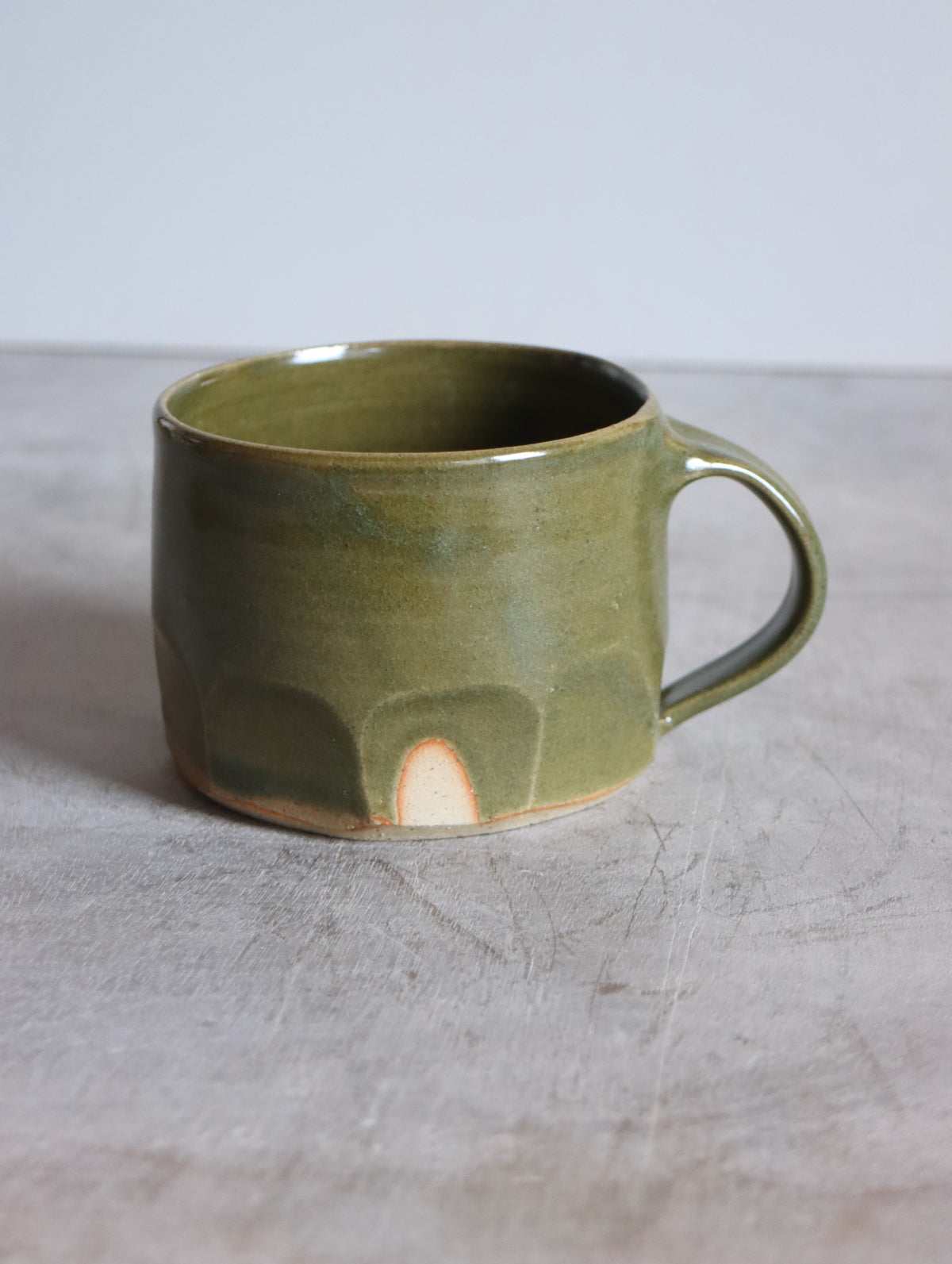 Faceted Mug in Moss (10oz)